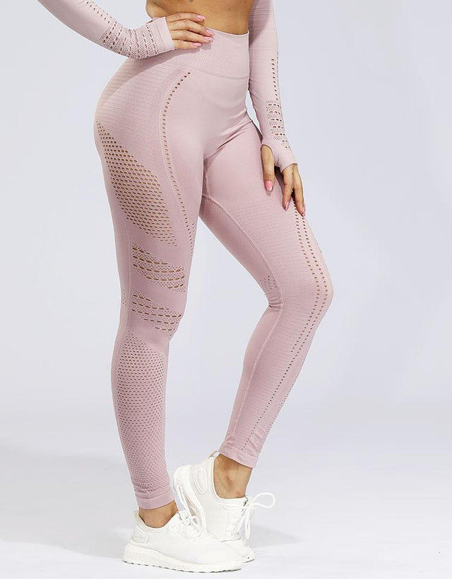 Sparkiah Crochet Seamless Leggings