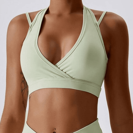 Sparkiah Asymmetrical Sports Bra