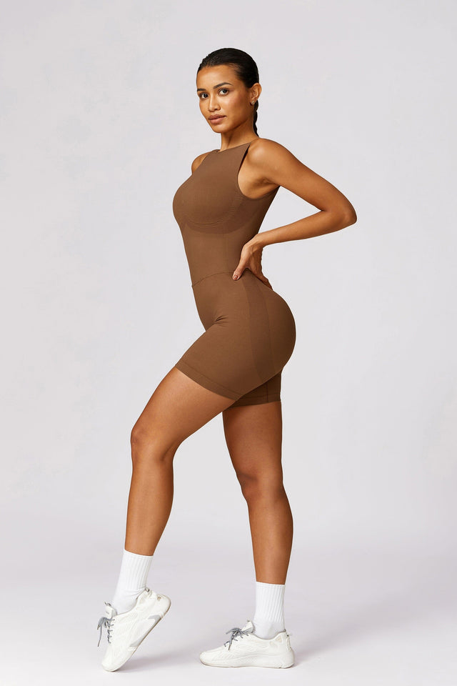 Sparkiah Charmed Seamless V-Back Jumpsuit