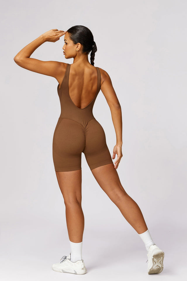 Sparkiah Charmed Seamless V-Back Jumpsuit