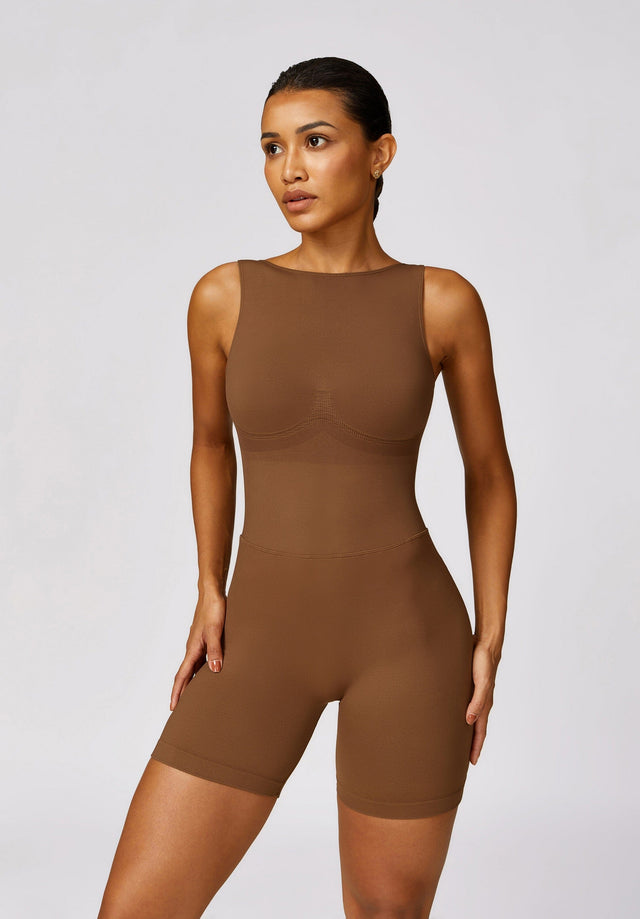 Sparkiah Charmed Seamless V-Back Jumpsuit