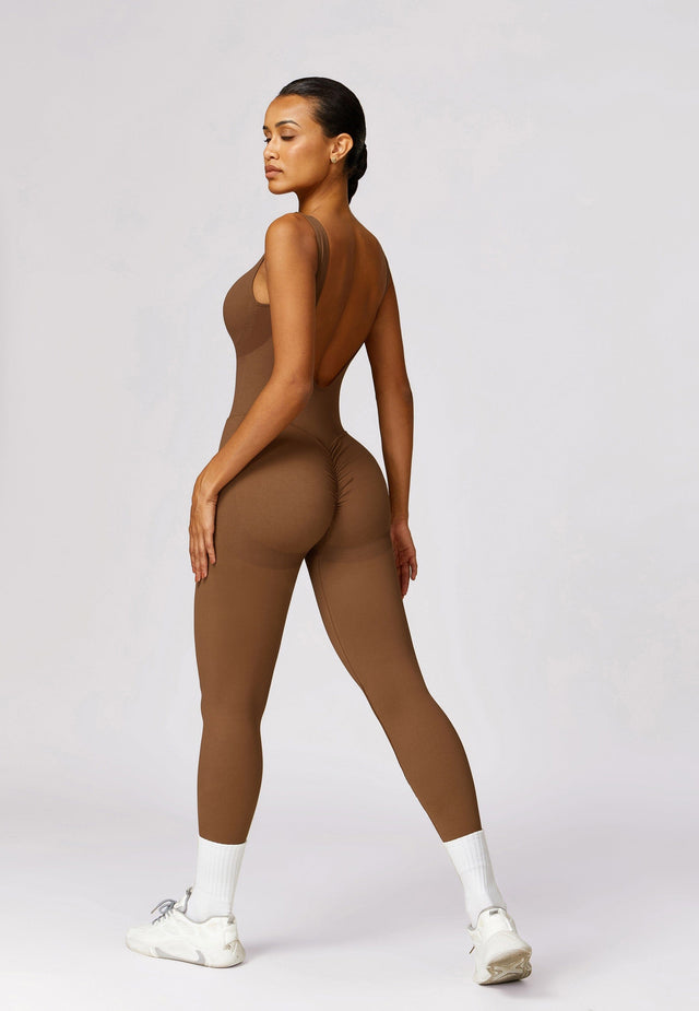 Sparkiah Elated Seamless V-Back Jumpsuit