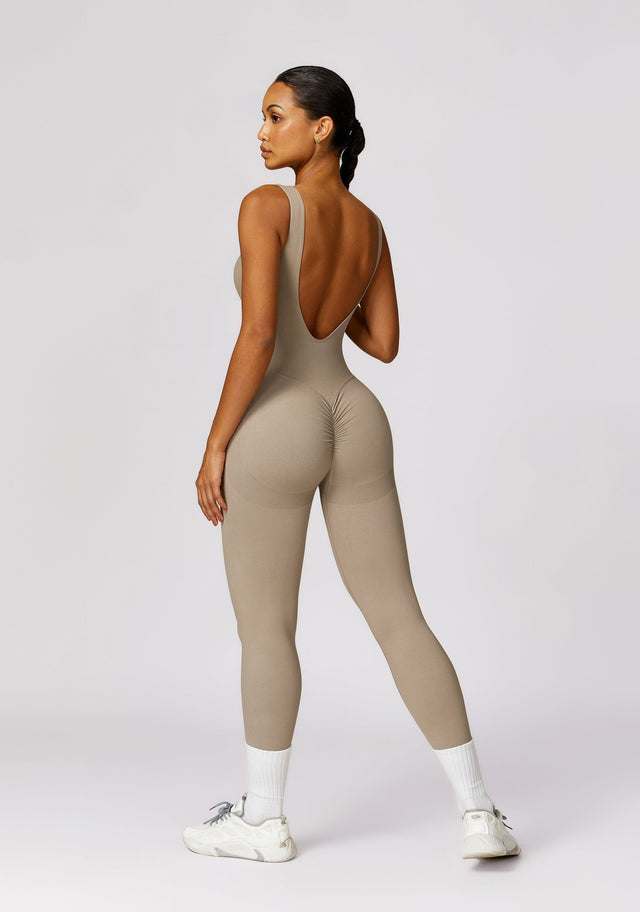 Sparkiah Elated Seamless V-Back Jumpsuit