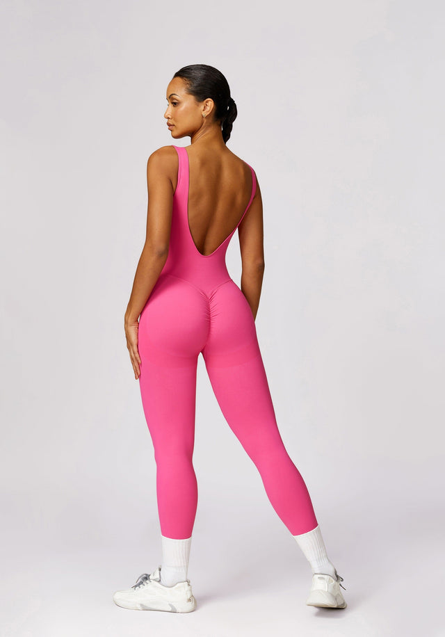 Sparkiah Elated Seamless V-Back Jumpsuit