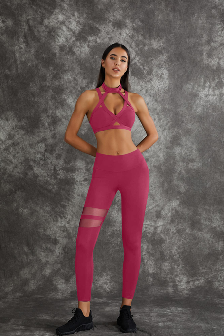 SPARKIAH  Female Unique Cut Out Sports Bras