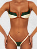 Sparkiah Female internationality Stylish Contrast Color Bikini Set