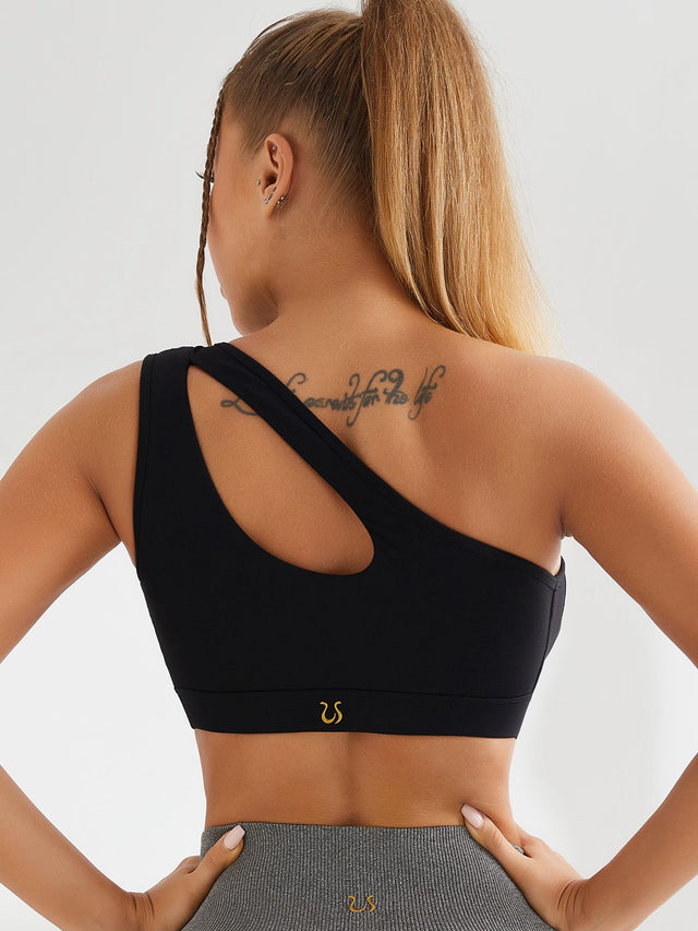 SPARKIAH  Female One-shoulder Sports Ankle Bras