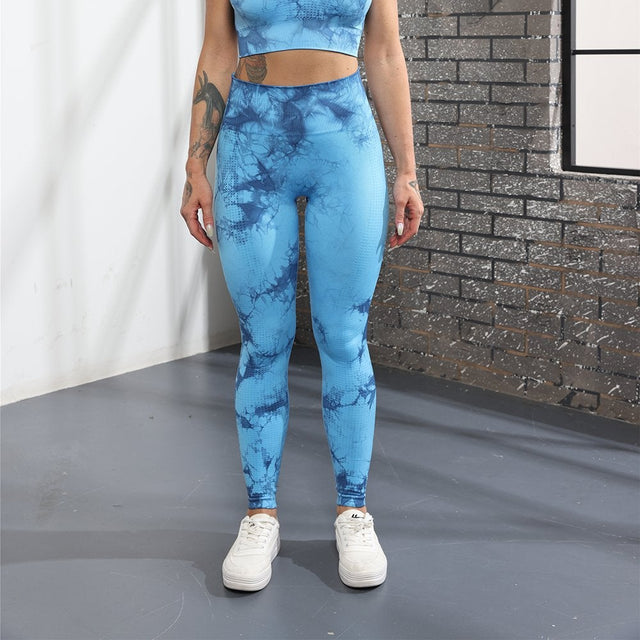 Sparkiah High Waist Marble Leggings