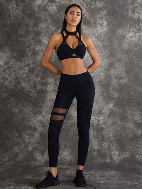 SPARKIAH  Female Unique Cut Out Sports Bras