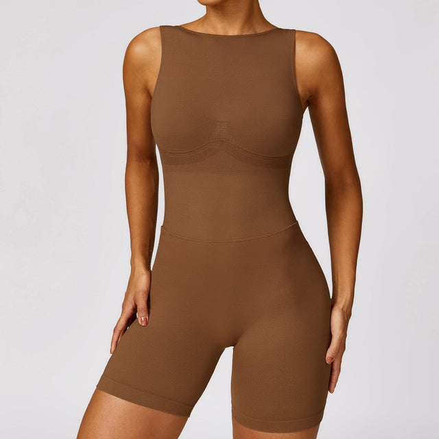 Sparkiah Charmed Seamless V-Back Jumpsuit