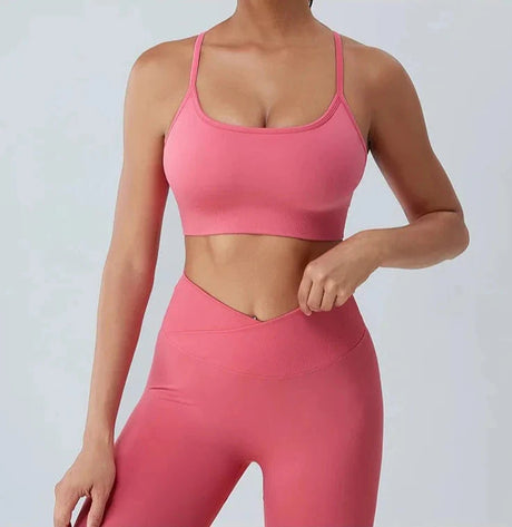 Sparkiah Core Seamless Crisscross Bralette