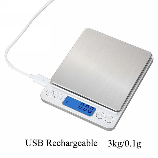 Sparkiah Digital Kitchen Scale 3000g/ 0.1g Small Jewelry Scale Food