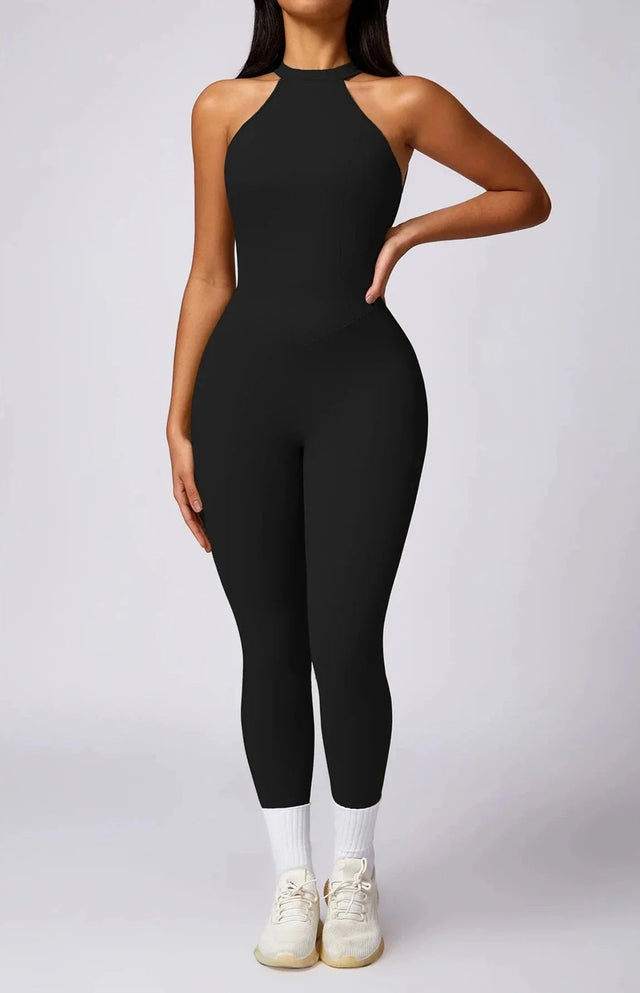 Sparkiah Intrigued Booty Scrunch Jumpsuit