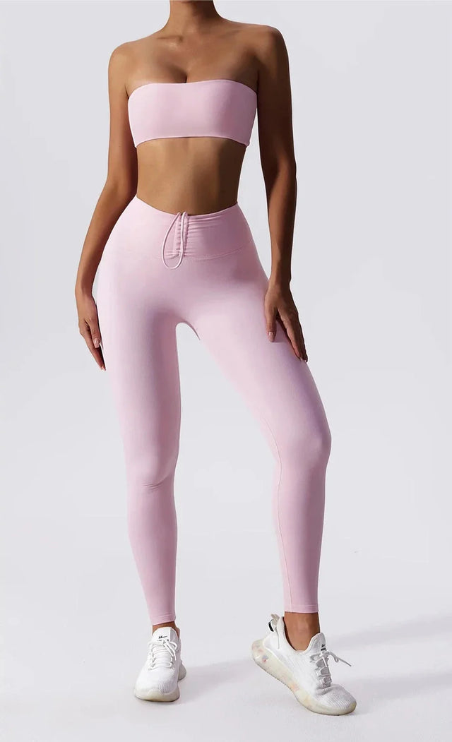 Sparkiah Cozy Gym Set - Leggings + Top