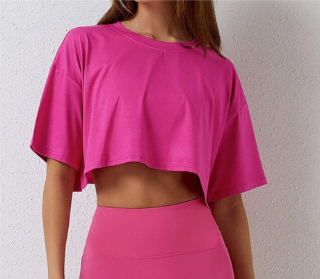 Sparkiah Flow Loose Crop Top