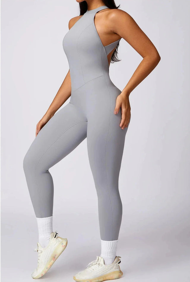 Sparkiah Intrigued Booty Scrunch Jumpsuit