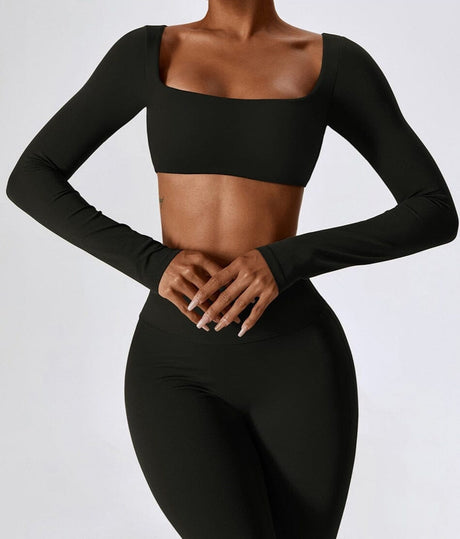 Sparkiah Venture Long Sleeve Crop Top