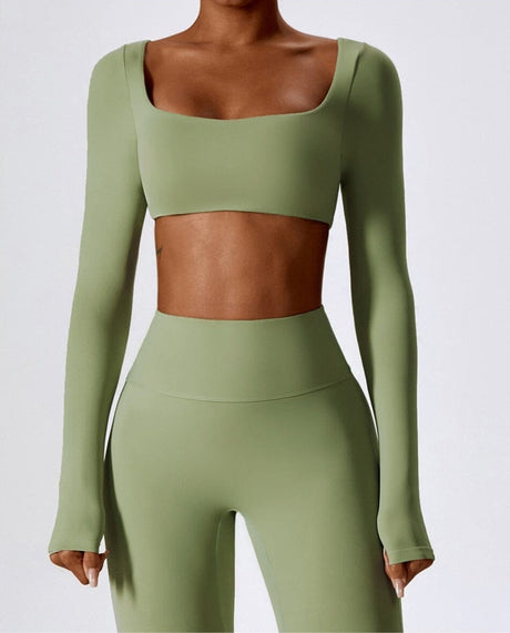 Sparkiah Venture Long Sleeve Crop Top