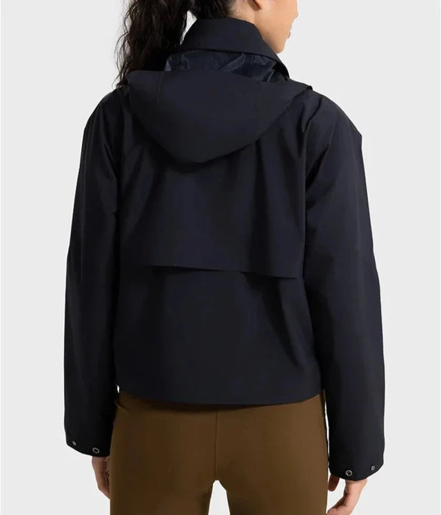 Windbreaker Detachable Hood Jacket