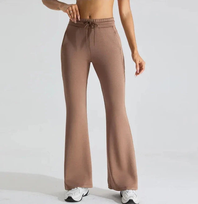 Sparkiah Vibe Drawstring Flare Pants