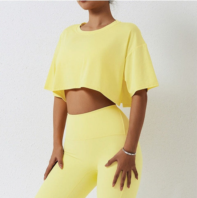 Sparkiah Flow Loose Crop Top