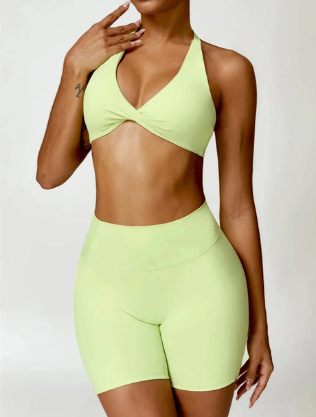 Sparkiah Glam Flow Yoga Set - Shorts + Top