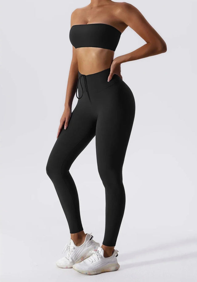 Sparkiah Cozy Gym Set - Leggings + Top