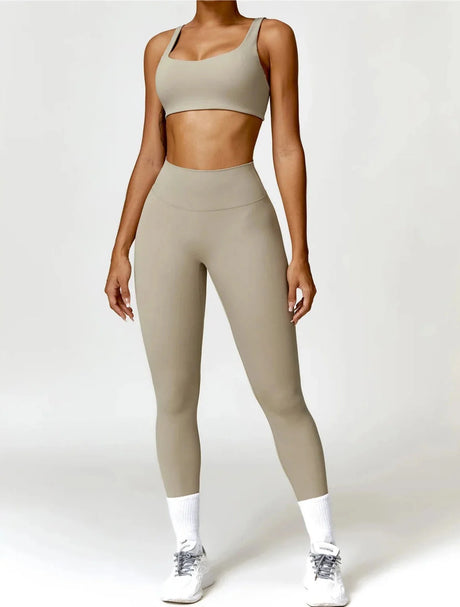 Sparkiah Charm Flex Performance Bra Set - Leggings + Top