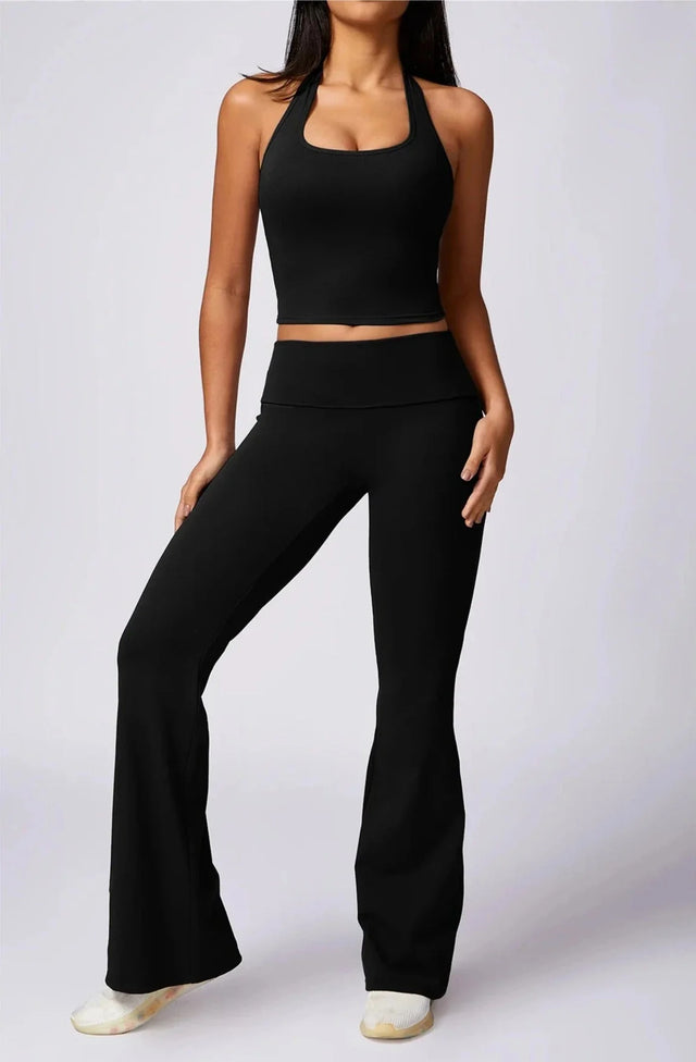 Sparkiah Unravel High Waist Flared Pants