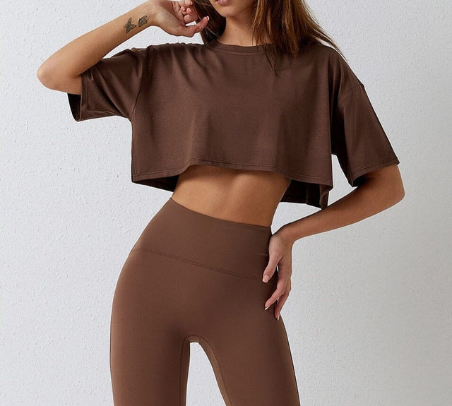 Sparkiah Flow Loose Crop Top