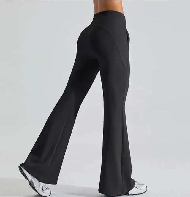 Sparkiah Vibe Drawstring Flare Pants