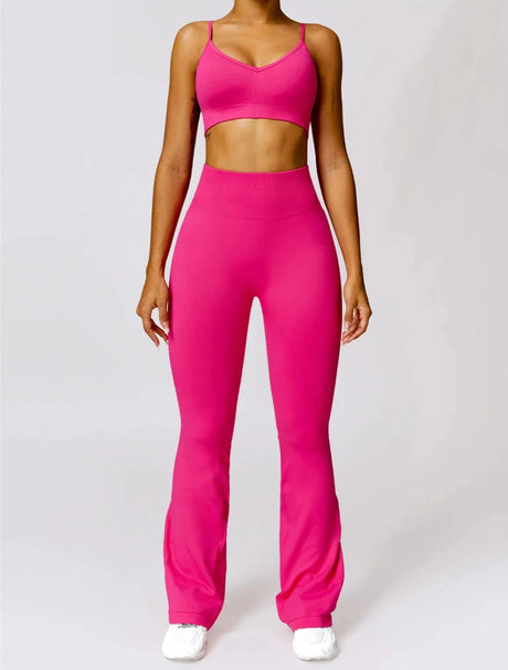 Sparkiah Seamless Serenity Flare Set - Leggings + Top