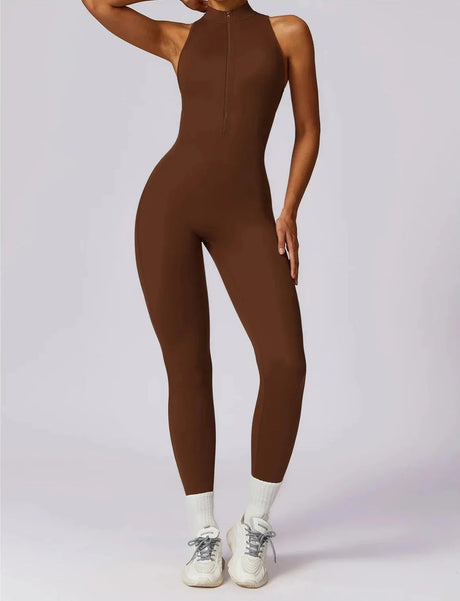 Sparkiah Enchantress Zipper Racerback Jumpsuit