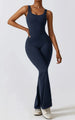 Sparkiah Shape Shifter V Back Flared Jumpsuit