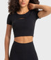 Sparkiah SleekFit Hollow Crop Top