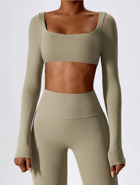 Sparkiah Venture Long Sleeve Crop Top