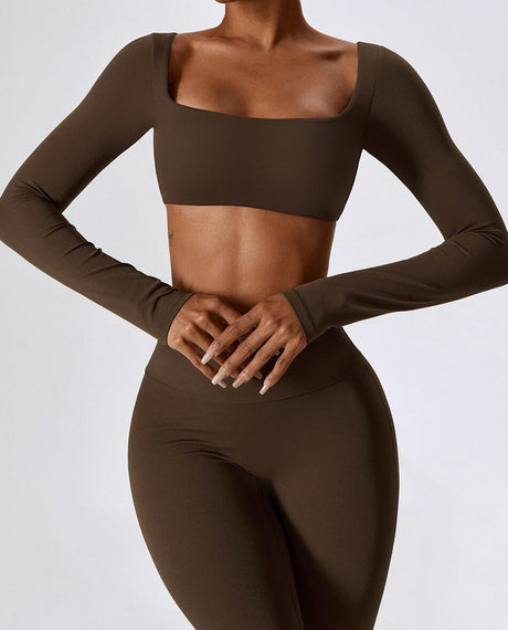 Sparkiah Venture Long Sleeve Crop Top