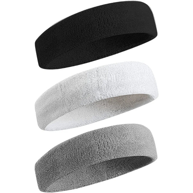 Sparkiah 3pcs Sweatproof Sports Headbands