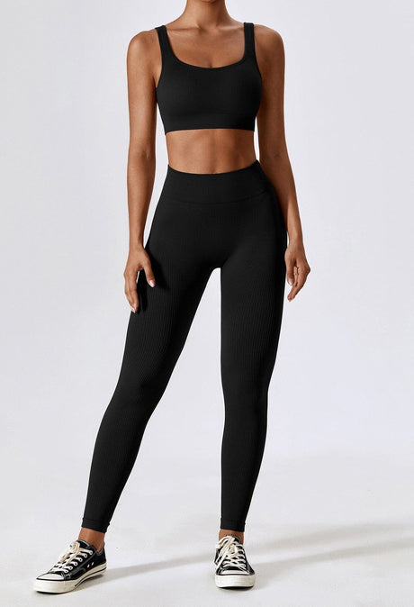 Sparkia Grove Seamless Bra Set - Leggings + Top