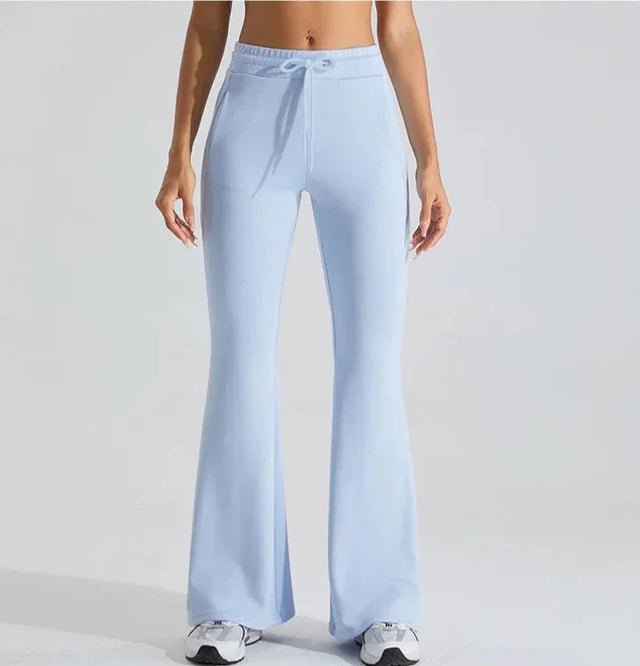 Sparkiah Vibe Drawstring Flare Pants