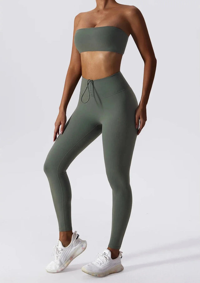 Sparkiah Cozy Gym Set - Leggings + Top