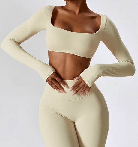 Sparkiah Venture Long Sleeve Crop Top