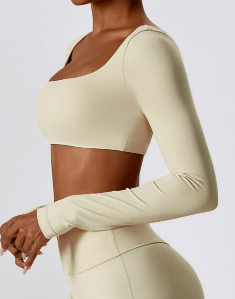 Sparkiah Venture Long Sleeve Crop Top