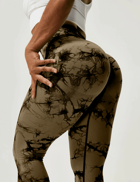 Sparkiah Marble Scrunch Leggings