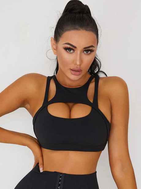 SPARKIAH  Female Sexy Cutout Sports Bras