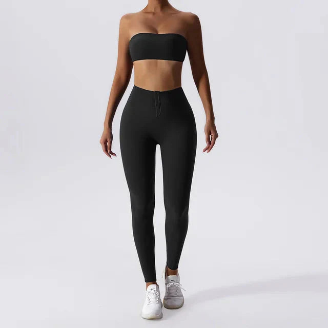 Sparkiah Cozy Gym Set - Leggings + Top