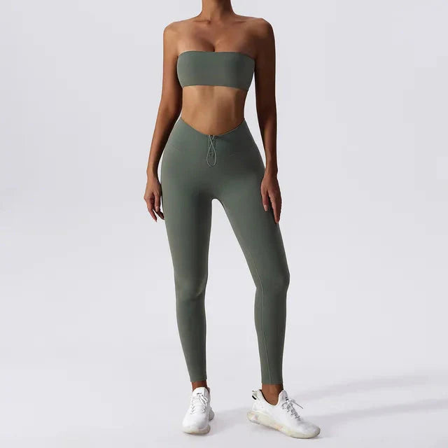 Sparkiah Cozy Gym Set - Leggings + Top