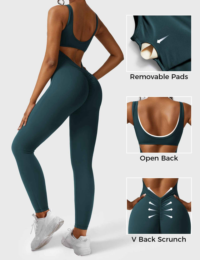 Sparkiah Lizvette V-Back Jumpsuit