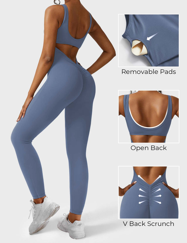 Sparkiah Lizvette V-Back Jumpsuit