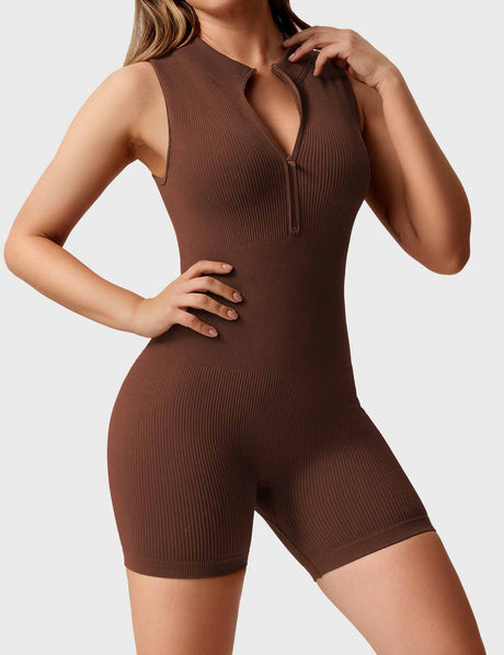 Sparkiah Rachel Ribbed Seamless Romper